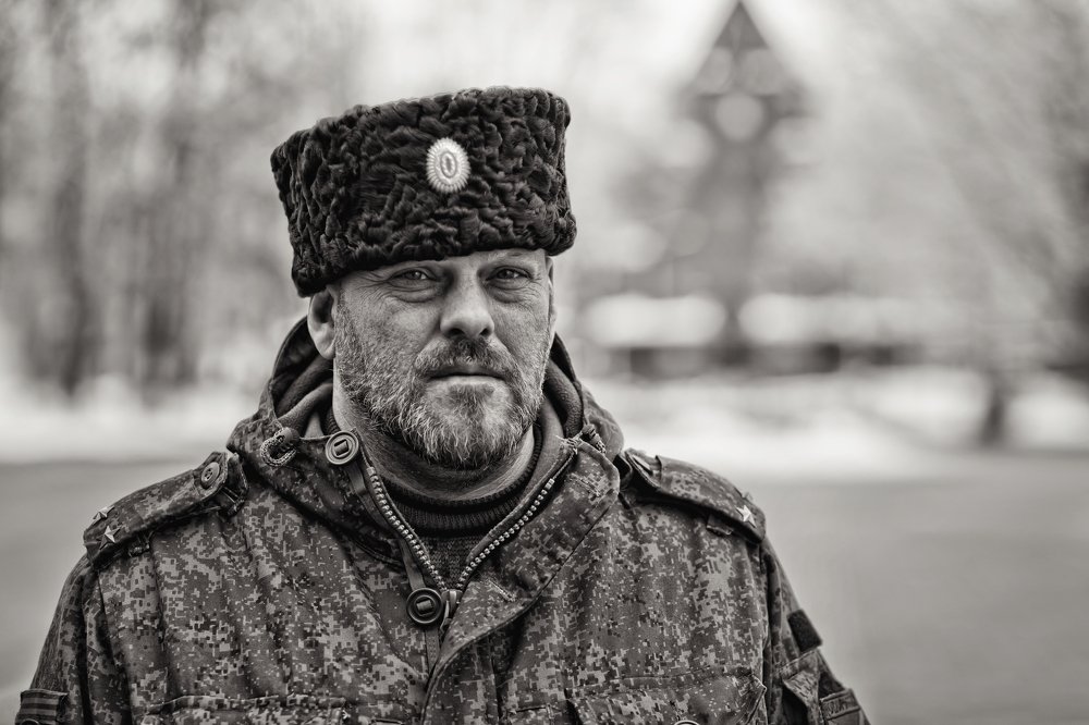 Портрет настоящего казака.