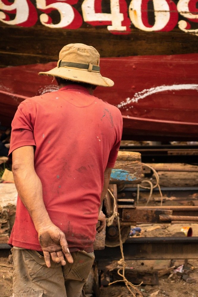 Fishing boat repairs