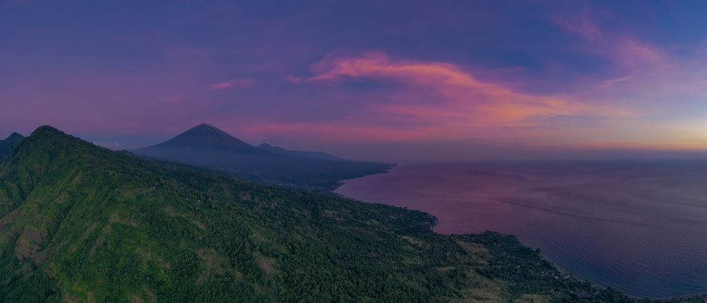 Закат на Бали