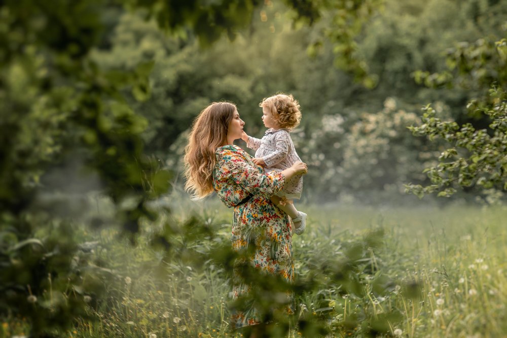 наедине с мамой