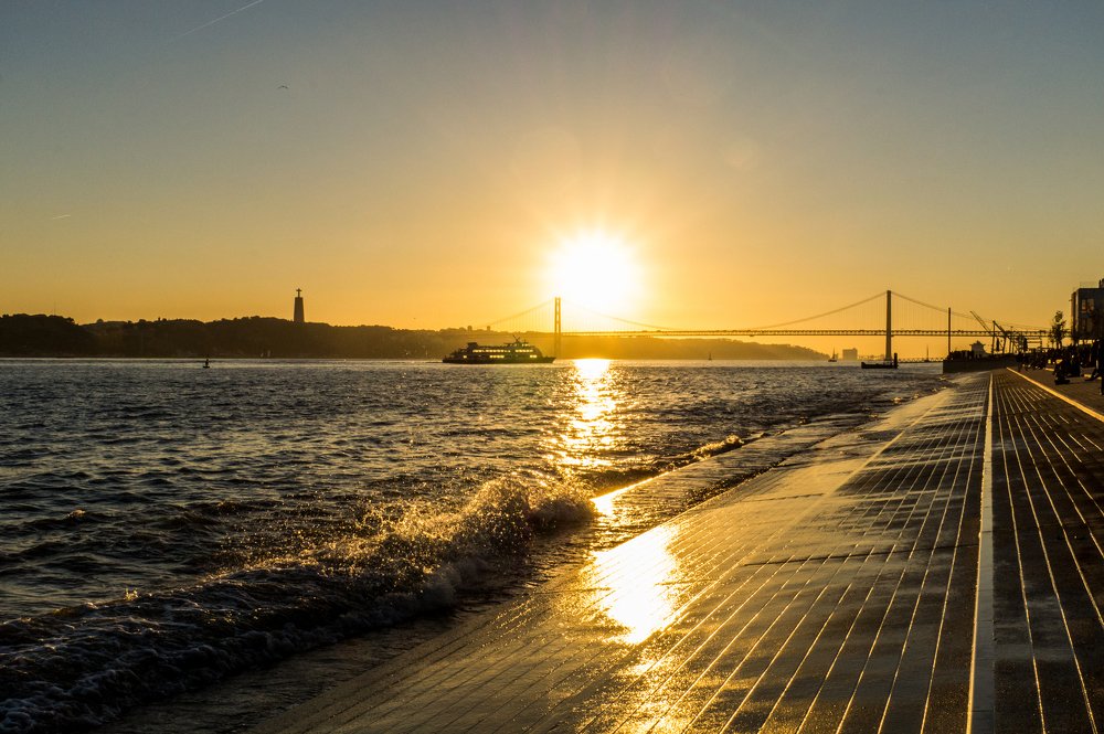 Закат над Тежу
