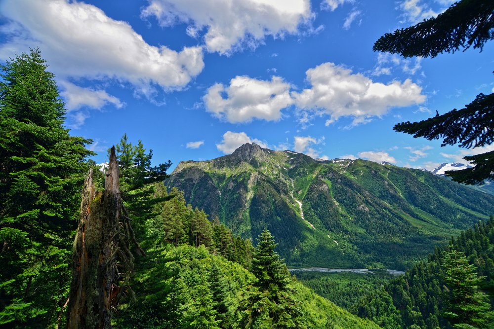 Горными тропами.