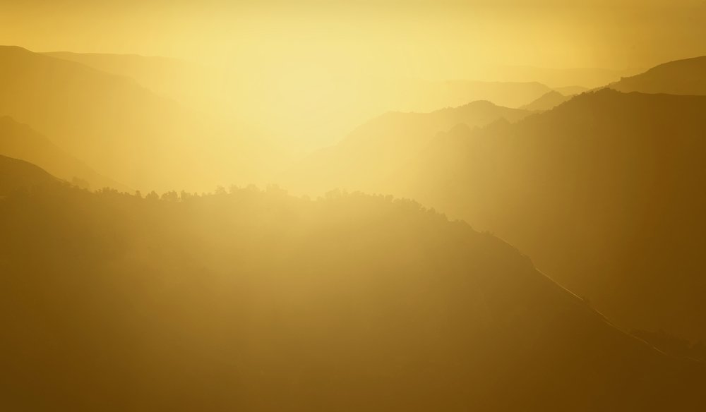 Утро в горах