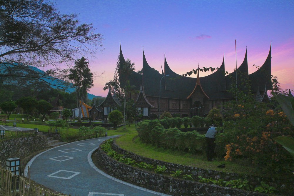 Sunset in Rumah Gadang