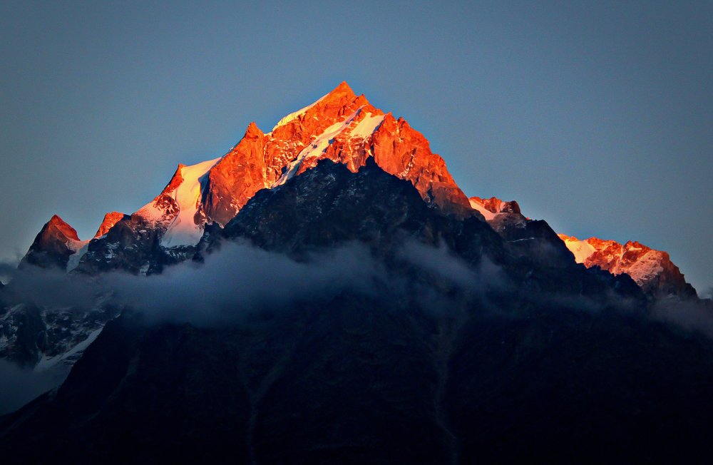 fire in the mountain