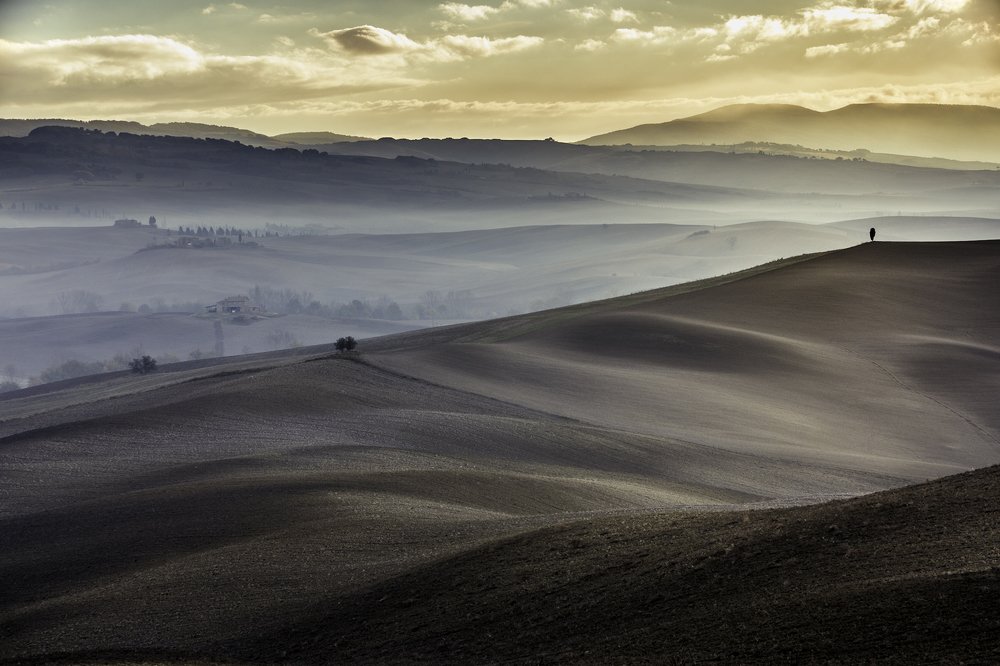 Сказочная Тоскана на рассвете