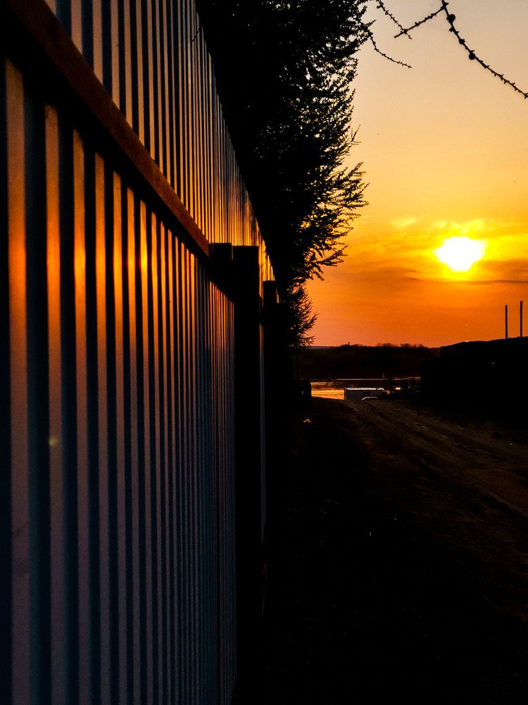 Отражение заката