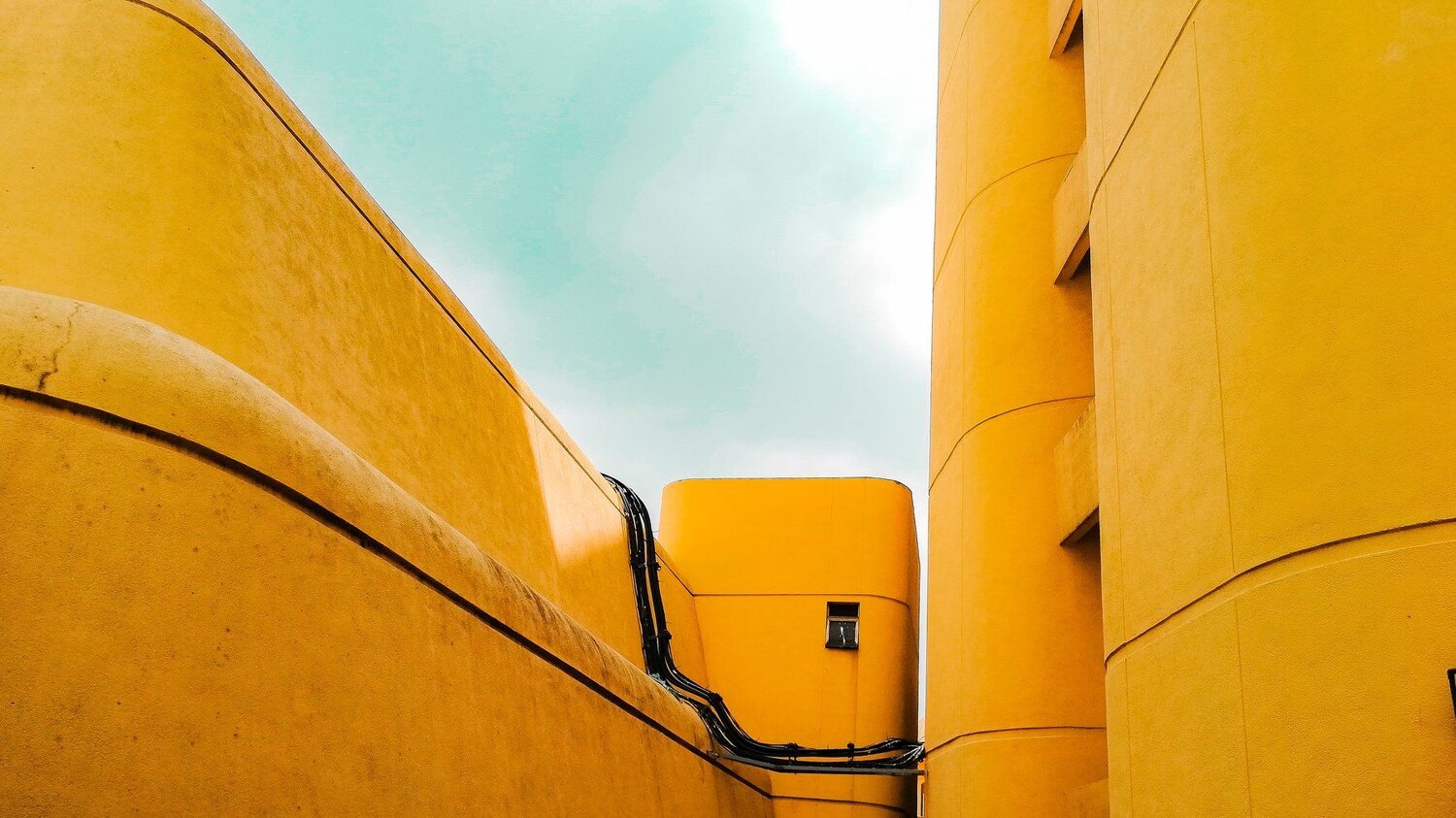 Yellow building