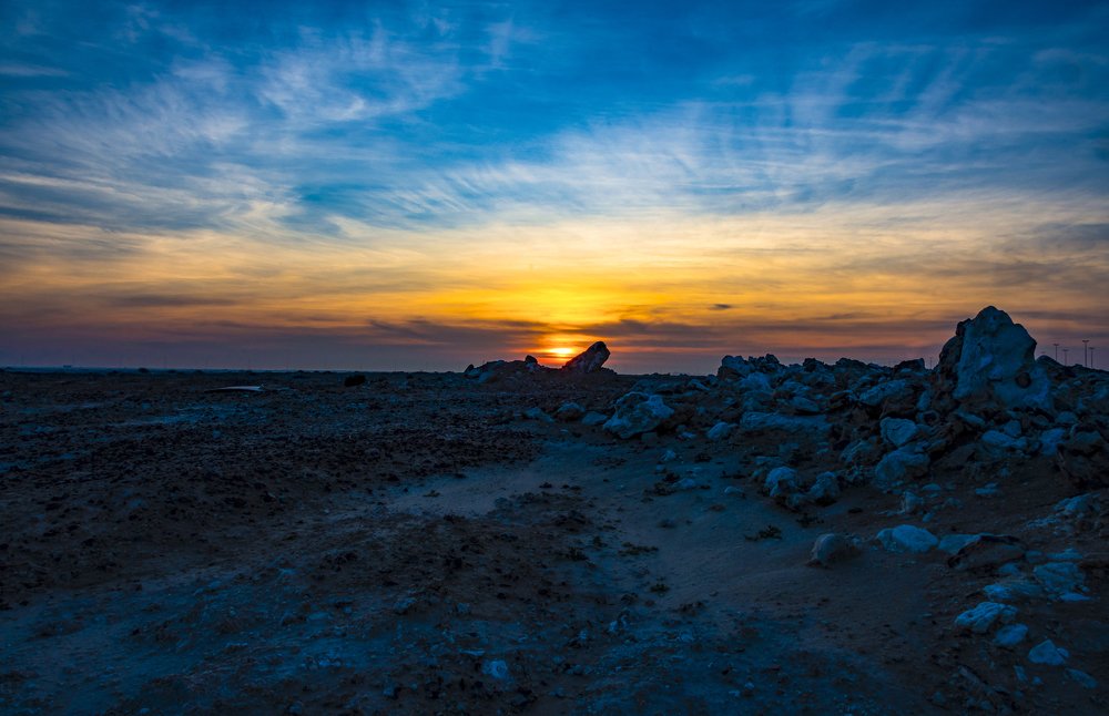 Sky to Earth.....color it  blue