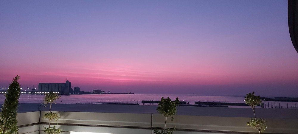 Amazing color sunset