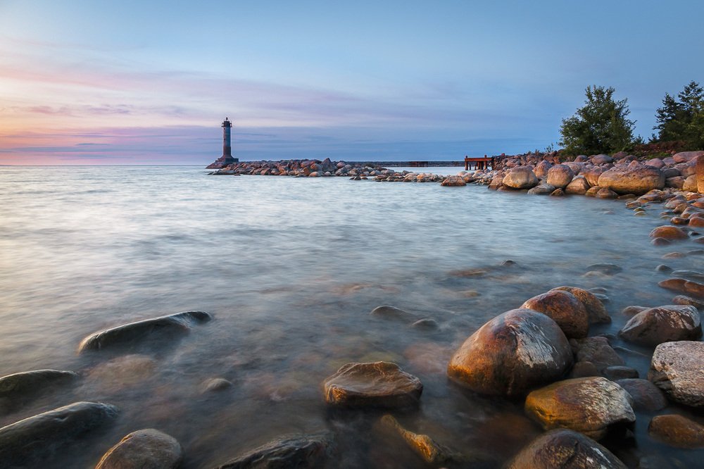 Вечер на Ладоге.