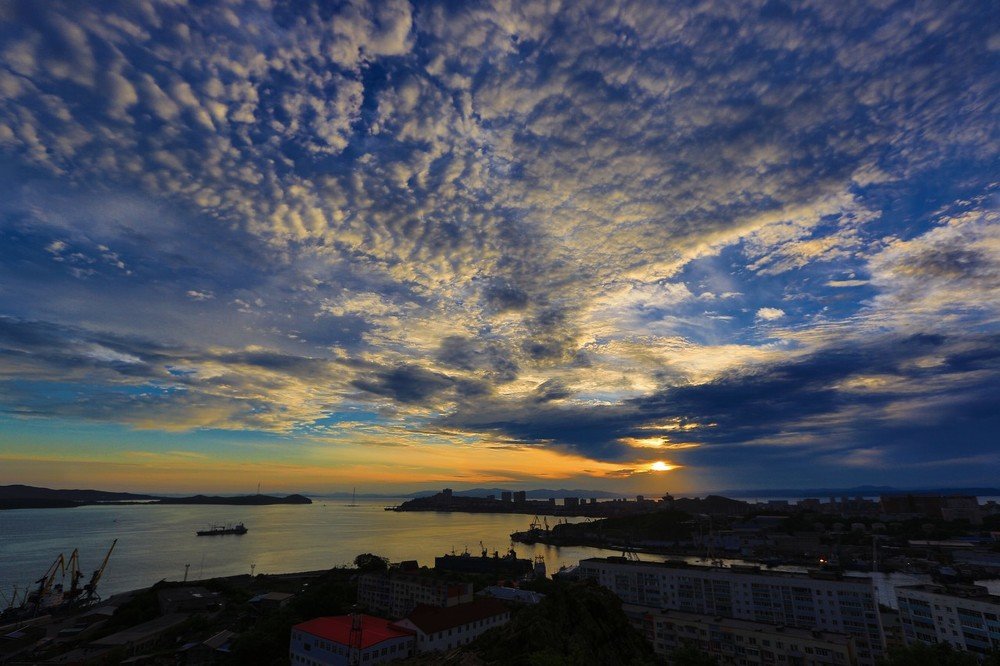 Закат во Владивостоке