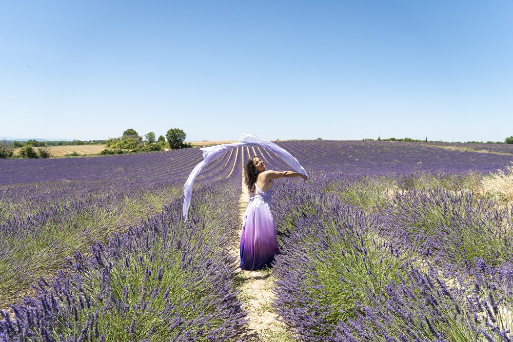 Girl in lavanda 2