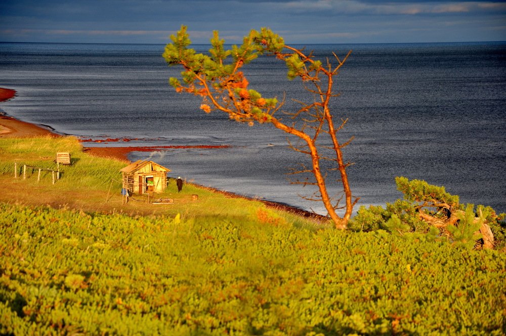Теплый закат, Терский берег Белого моря
