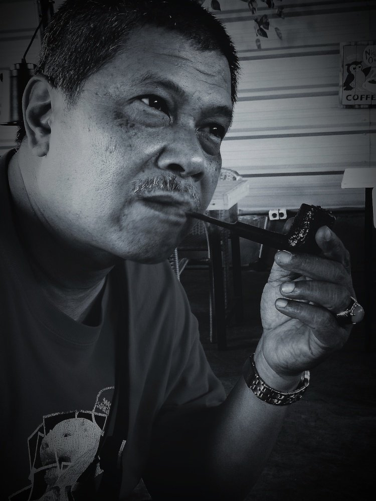 Men with pipe