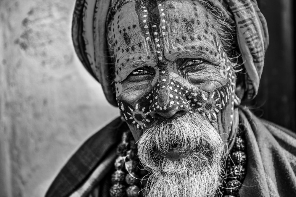 Sadhu form sacred Place