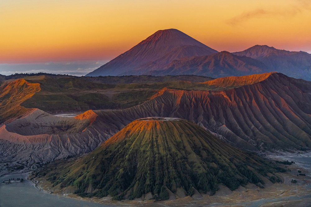 Colours of Volcanic Crater