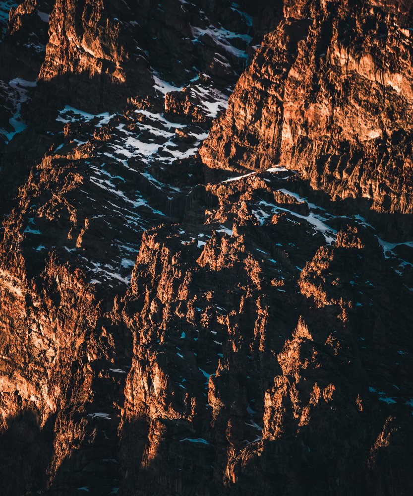 Sunrise in the mountains