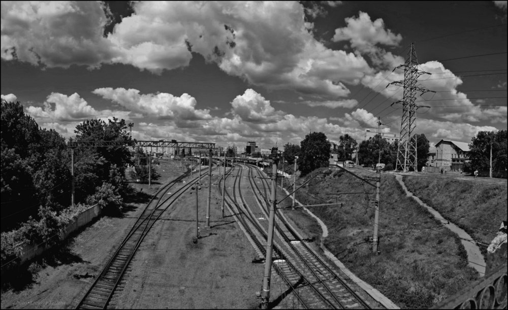 рельсы..шпалы..