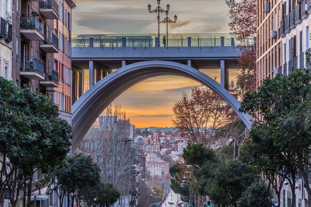 Sunset in Madrid
