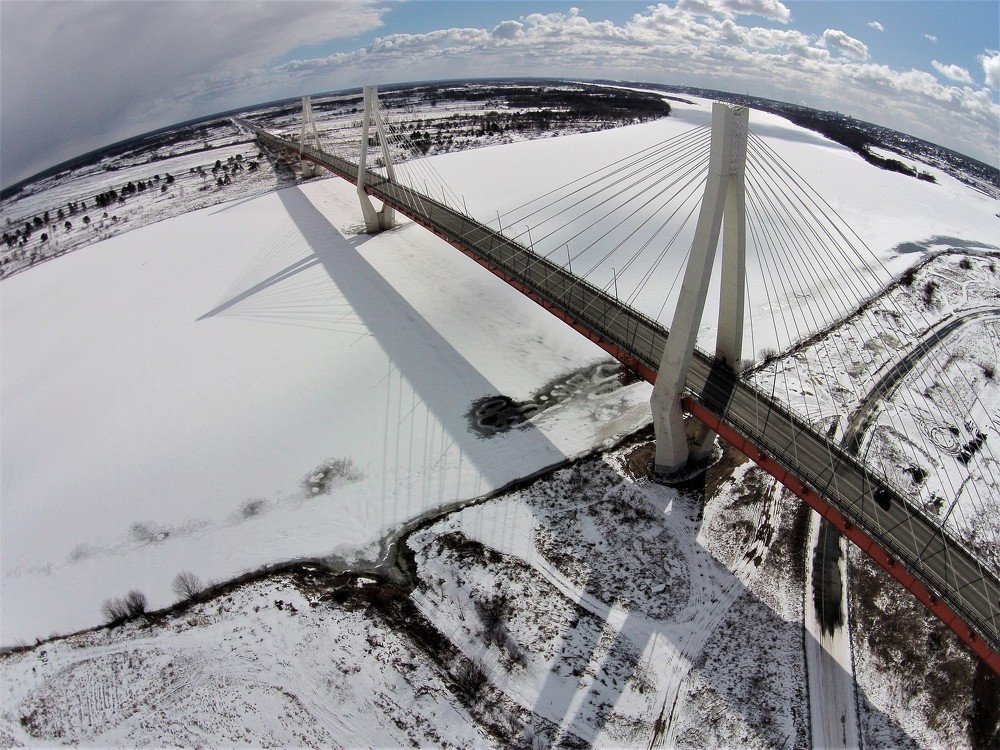 Вантовый мост через Оку