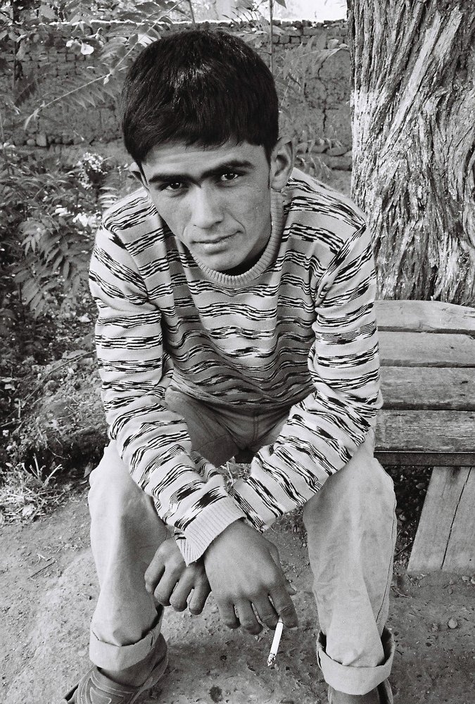 young man with a cigarette