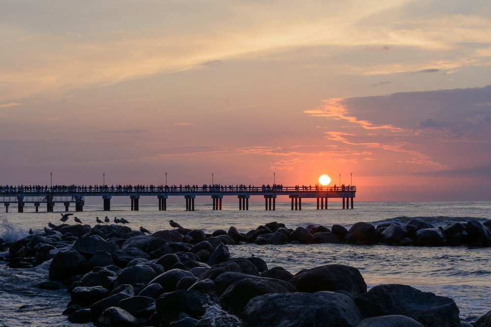Паланга. Променад.