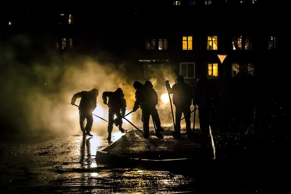 дорожные работы на Марсе