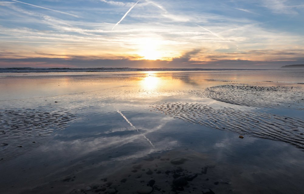 Sunset at St. Ouen Bay