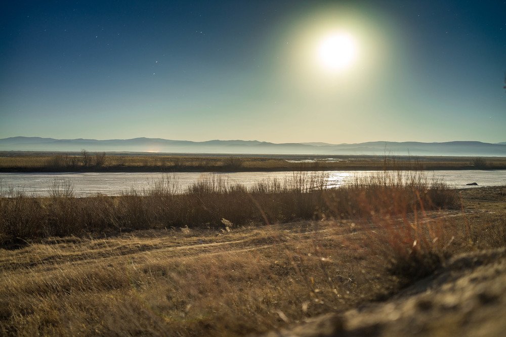 Night in the barguzin valley
