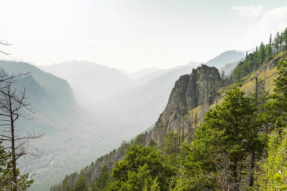 Sunrise over the Kurumkan River Valley