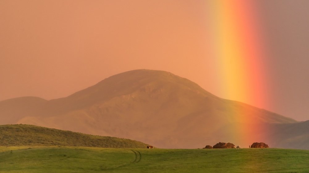 Радужный закат