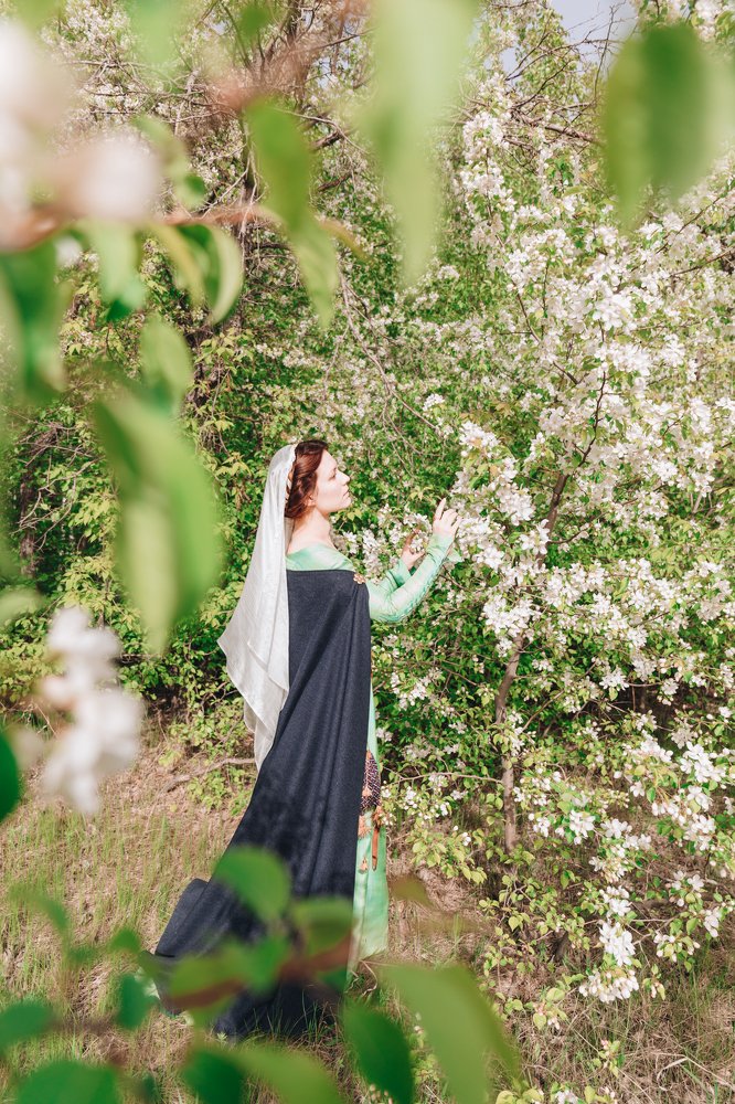 Зажиточная горожанка 14 века, Германия