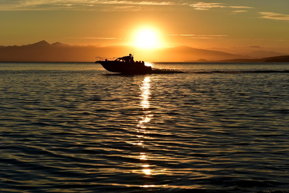 В лучах заката