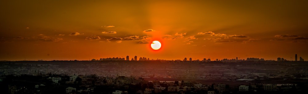 Golden sunset in Mediterian sea \ Зотой закат в Средиземное море
