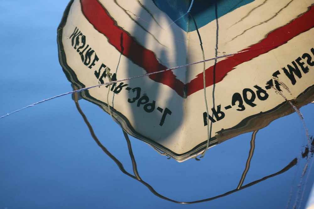Boat reflection