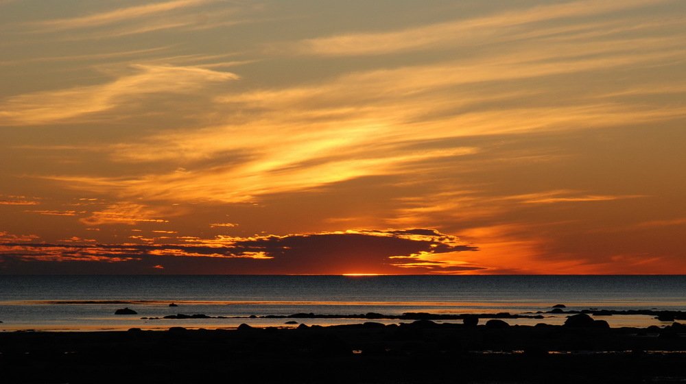 Белое море, отлив