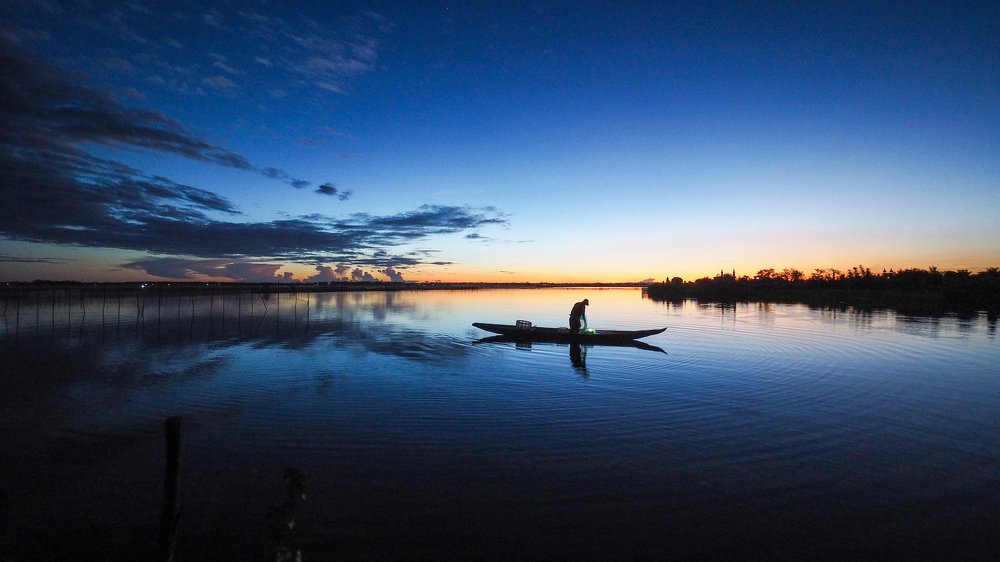 Working on the river