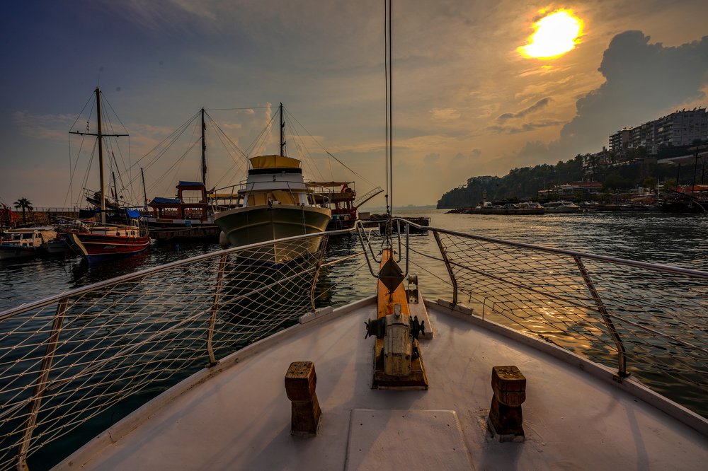 The Mediterranean Sea ( Alanya city )