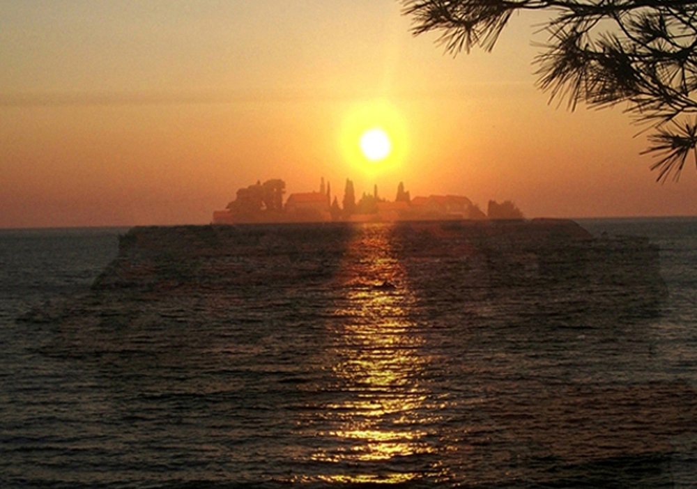 закат на средиземном море