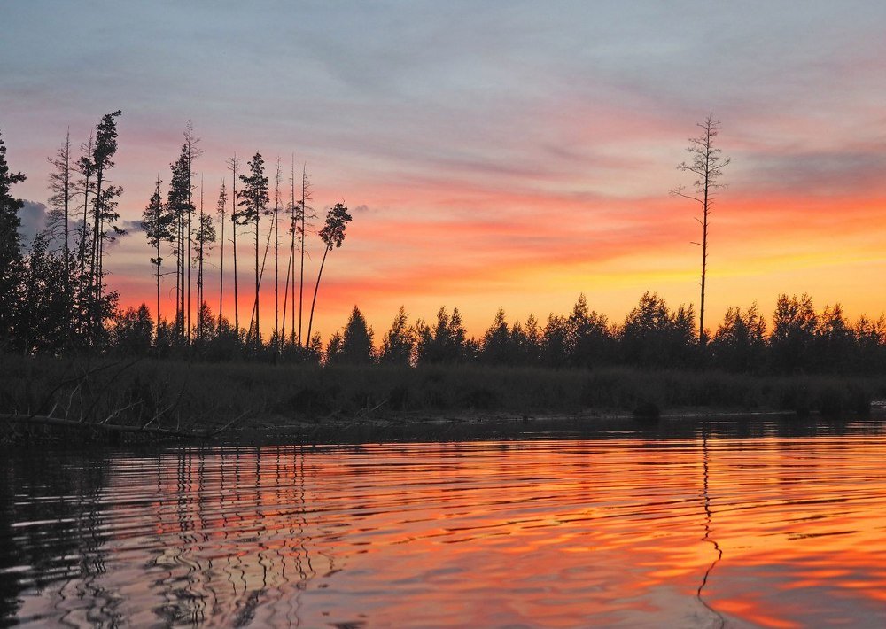 Закат разыгрался