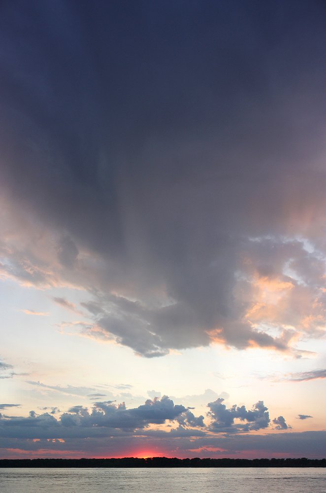 Летний вечер на Волге