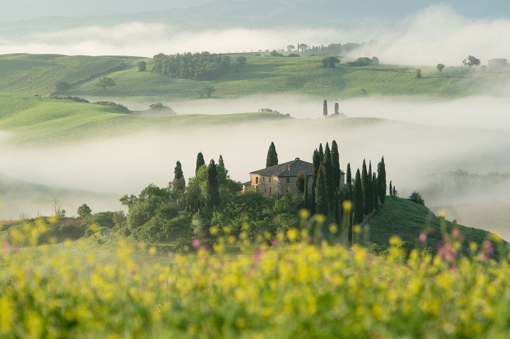 Sunrise in Tuscany