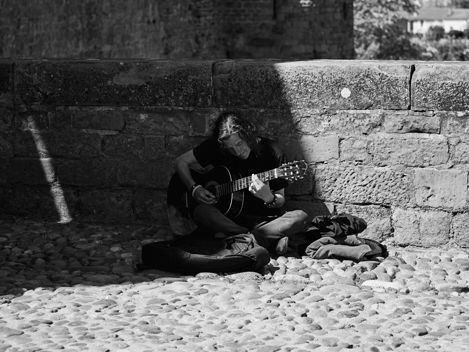 In the castle shadow