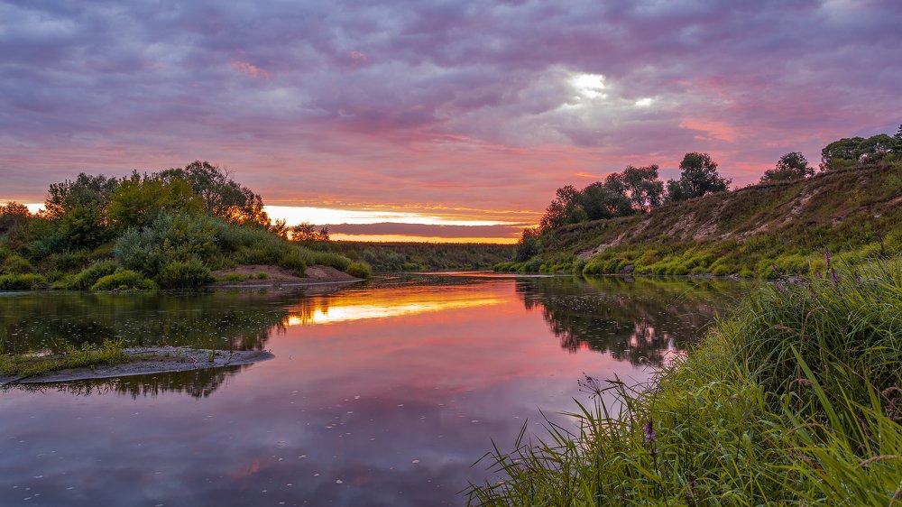 Ранним утром на реке