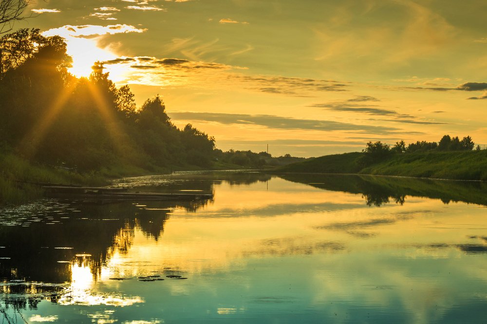 Золотой закат