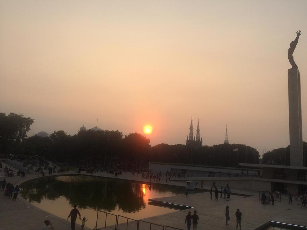 Sunset@Lapangan Banteng