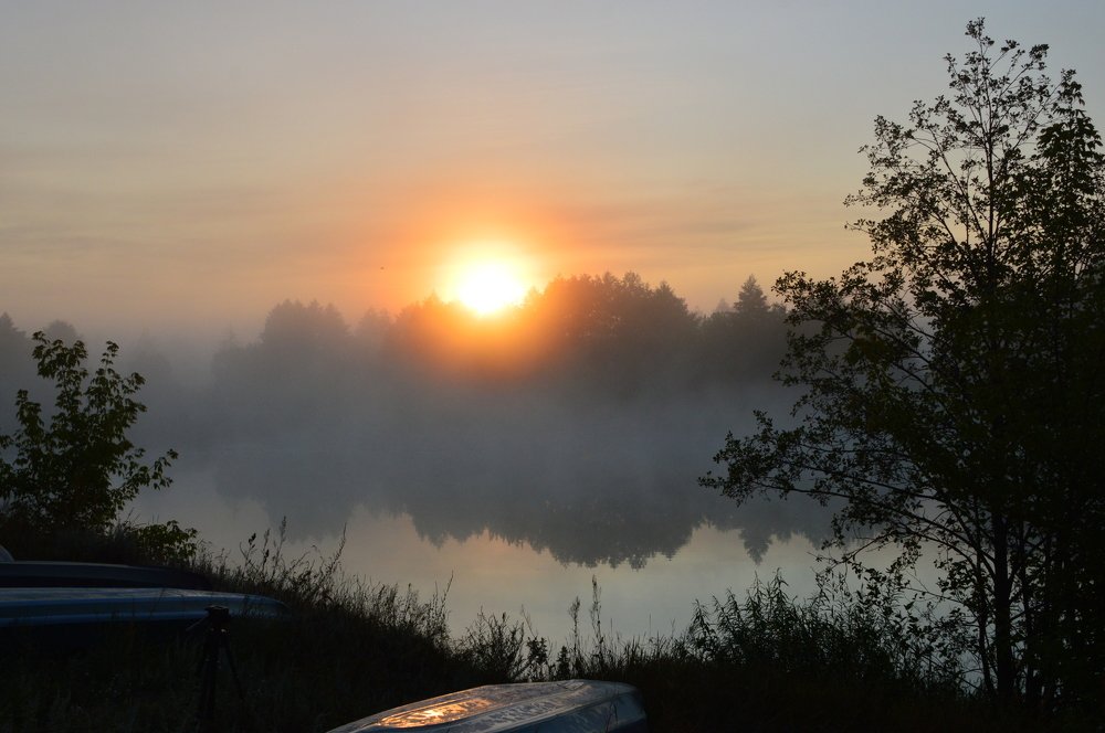Походное утро.