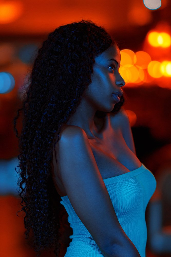 Female portrait indoors