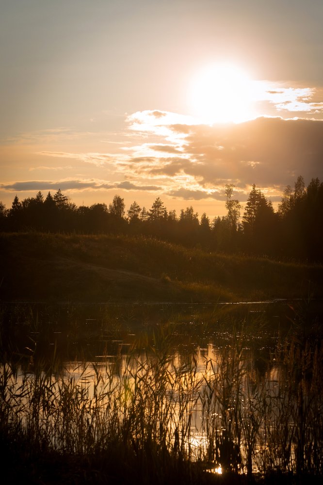 Мягкое покрывало заката